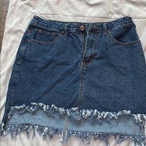 Jean skirt